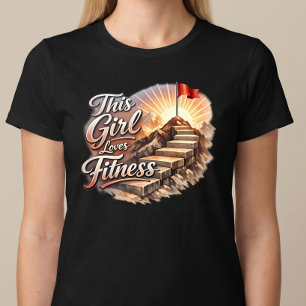 Dieses Mädchen liebt Fitness T-Shirt