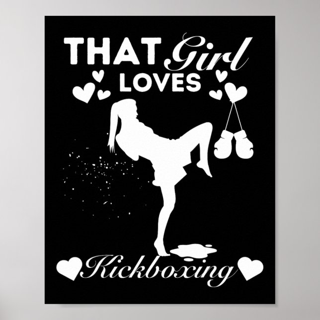 Dieses Mädchen liebt Kickboxen  Poster (Vorne)