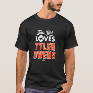 Dieses Mädchen liebt Tyler Owens Detroit Baseball T-Shirt