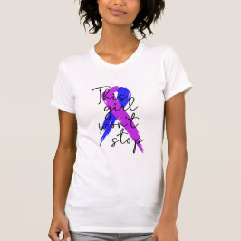 Dieses Mädchen wird nicht aufhören, rheumatoid T-Shirt