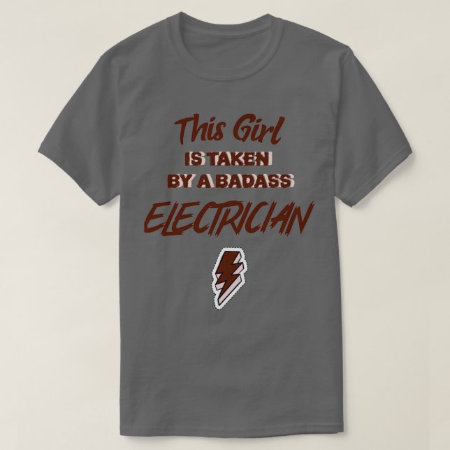 Dieses Mädchen wird von einem Badass-Elektriker ge T-Shirt (Design vorne)