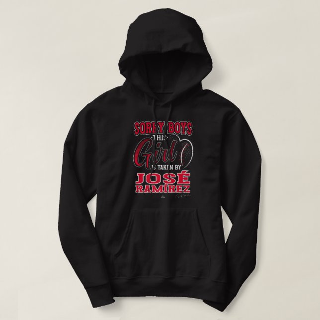 Dieses Mädchen wird von Jose Ramirez Cleveland MLB Hoodie (Design vorne)