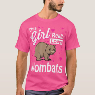 Dieses Mädchen wirklich Lieben Wombats Wombat T-Shirt