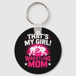 Dieses Mädchen Wrestling-Mutter Wrestlerin Mutter Schlüsselanhänger