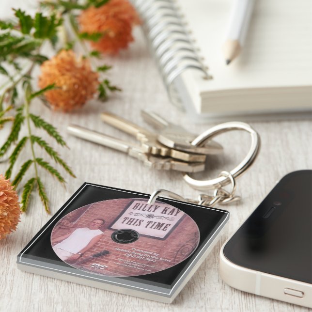 Dieses Mal von Billy Kay Square Schlüsselanhängern (Vorderseite rechts)