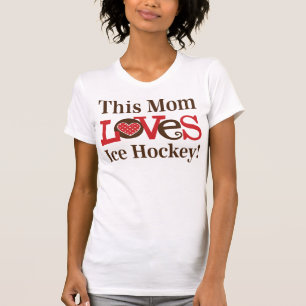 Dieses Mama-Liebe-Eis-Hockey T-Shirt
