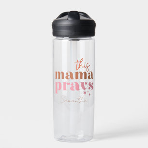 Dieses Mama Prays - rustikales Boho Design Trinkflasche