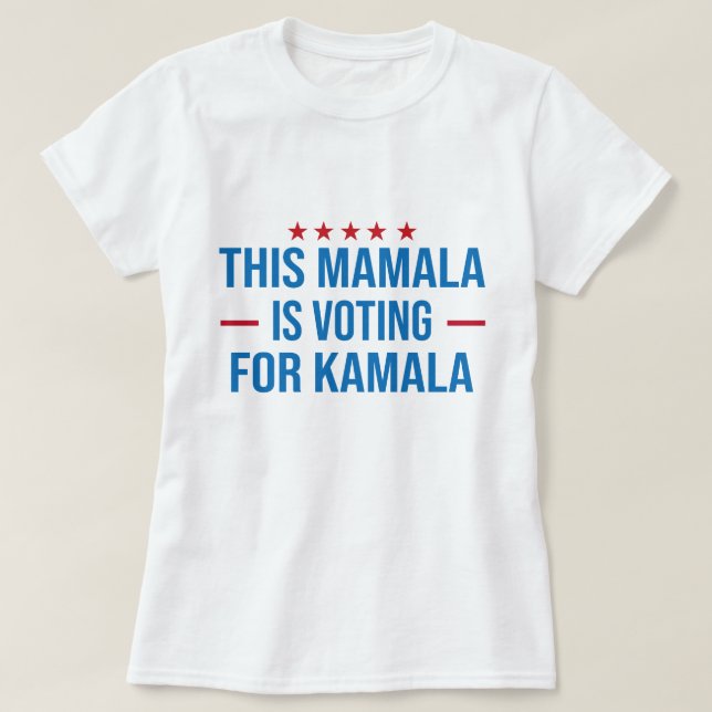 Dieses Mamala wählt für Kamala 2020 Wahl Quo T-Shirt (Design vorne)