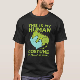 Dieses menschliche Kostüm IM wirklich ein Iguana-R T-Shirt