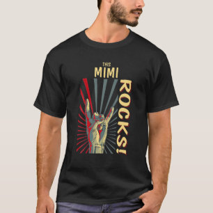 Dieses Mimi Rocks Vintage Retro Konzert 70er 80er T-Shirt