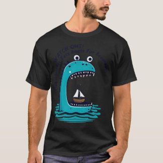 Dieses Monster isst zum Frühstück Boote T-Shirt