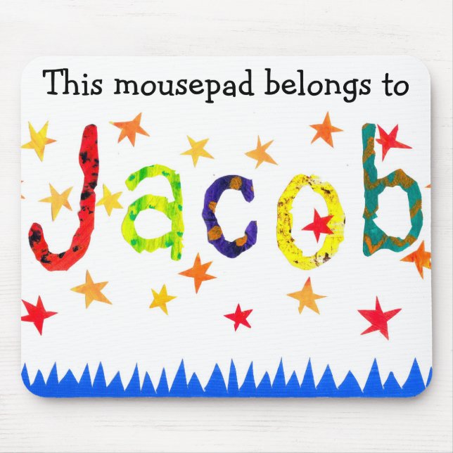 'Dieses Mousepad gehört Jacob' Mousepad (Vorne)