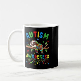 Dieses Niedliche Sloth Autismus-Bewusstsein weckt  Kaffeetasse