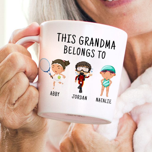 Dieses Oma gehört zu 6 Kindern und nennt sich lust Kaffeetasse (Von Creator hochgeladen)