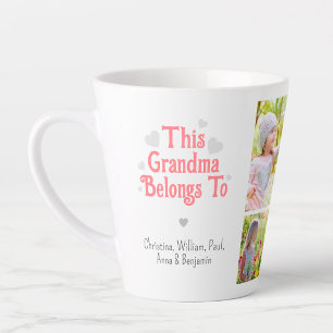 Dieses Oma gehört zu einer FotoCollage für Kinder Milchtasse