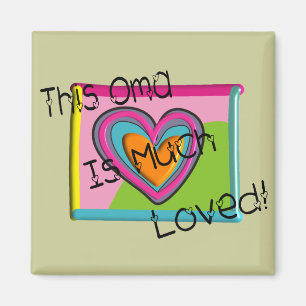 Dieses OMA viel GELIEBT Magnet