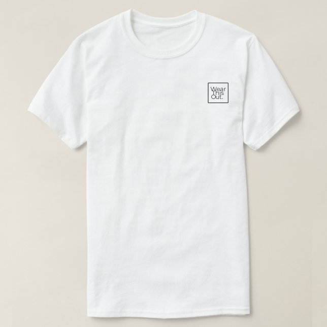 Dieses Out-Designer-Logo tragen T-Shirt (Design vorne)