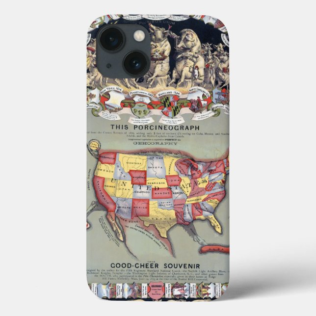 DIESES PORCINEOGRAPH, c1876 Case-Mate iPhone Hülle (Rückseite)