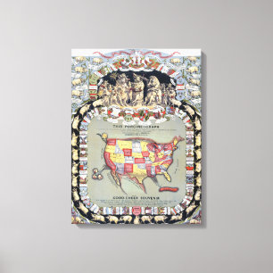 DIESES PORCINEOGRAPH, c1876 Leinwanddruck