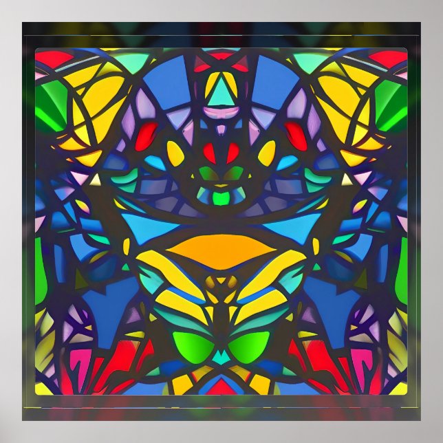 Dieses Portrait könnte auf den Kopf gestellt sein Poster (Vorne)