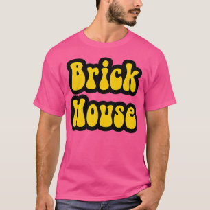 Dieses Retro-70er-Jahre-Vintage-Backsteinhaus T-Shirt