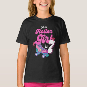 Dieses Roller Girl ist 7 Roller Skaten Gift Idee T-Shirt