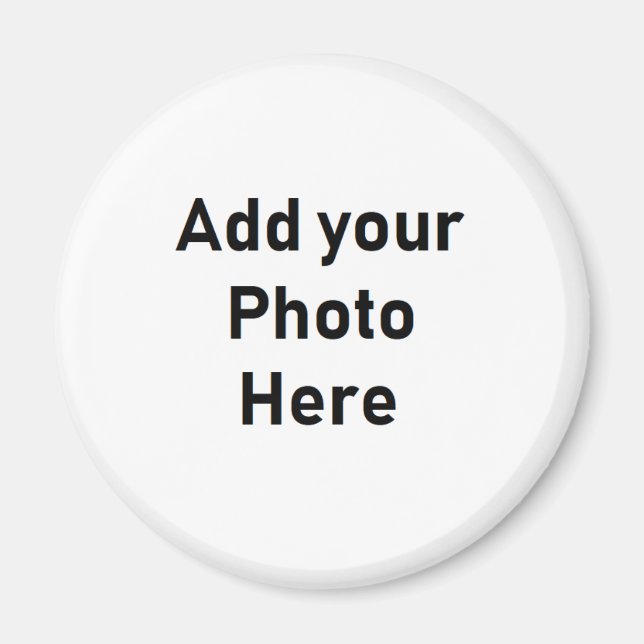 Dieses Round Foto Magnet anpassen (Vorne)