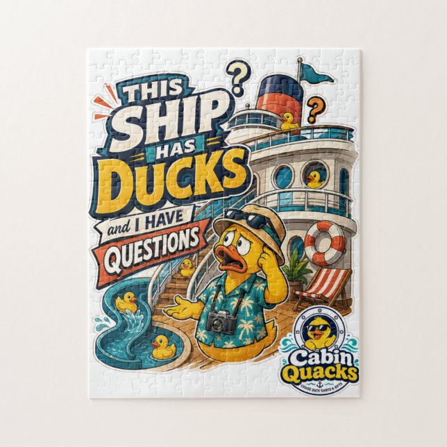 Dieses Schiff hat Enten Puzzle (Vertikal)