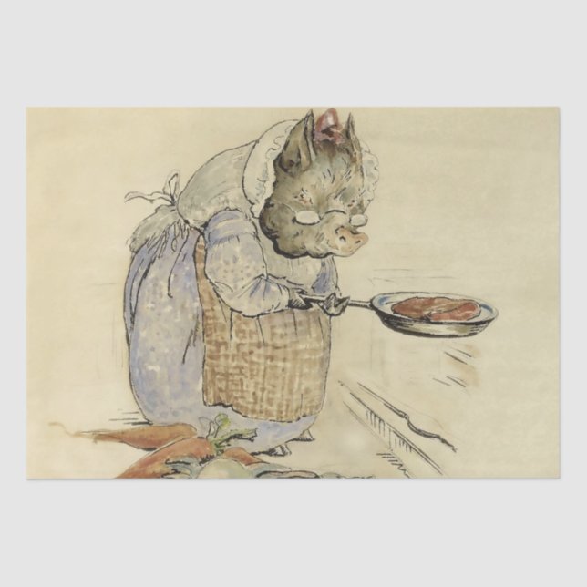 Dieses Schwein hatte Fleisch von Beatrix Potter Seidenpapier (Vorderseite)