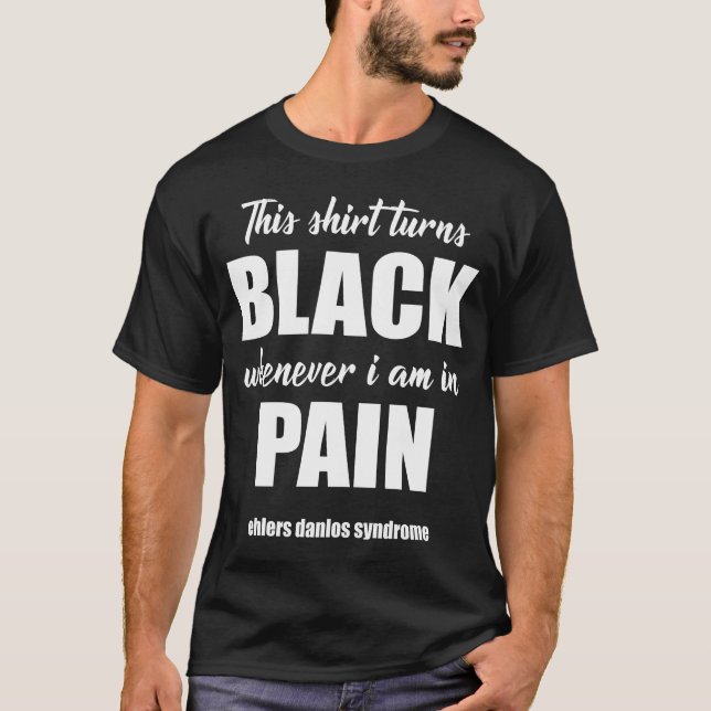Dieses Shirt wird schwarz, wenn ich in Schmerzen b (Vorderseite)
