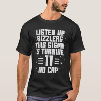 Dieses Sigma macht elf Jahre alte Jungs Mädchen 11 T-Shirt