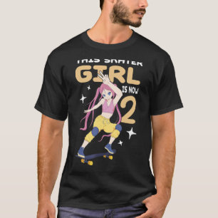 Dieses Skater Girl ist jetzt 2 geachtete Skateboar T-Shirt