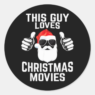 Dieses T-Shirt für Männer - Lustig für Weihnachtsf Runder Aufkleber