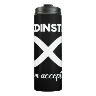 Dieses Tragen Rot anstelle des Designs wird helfen Thermosbecher