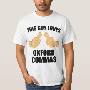 Dieses Typ-Liebe-Oxford-Kommas T-Shirt