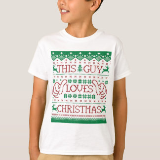 Dieses Typ-Liebe-Weihnachtshässliche T-Shirt