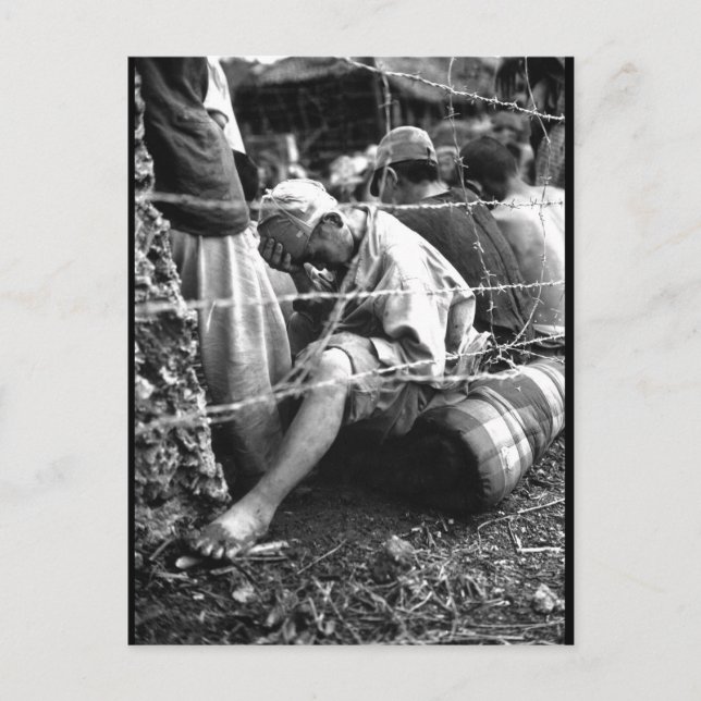 Dieses untröstliche Bild des japanischen Gefangene Postkarte (Vorderseite)