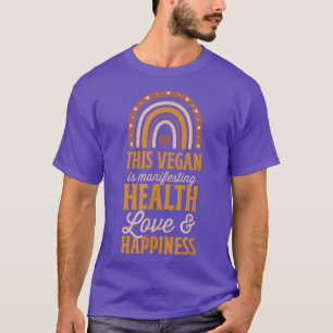 Dieses Vegane manifestiert Liebe und Glück im Gesu T-Shirt