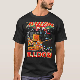 Dieses Weihnachten will ich nur einen Bulldozer-We T-Shirt