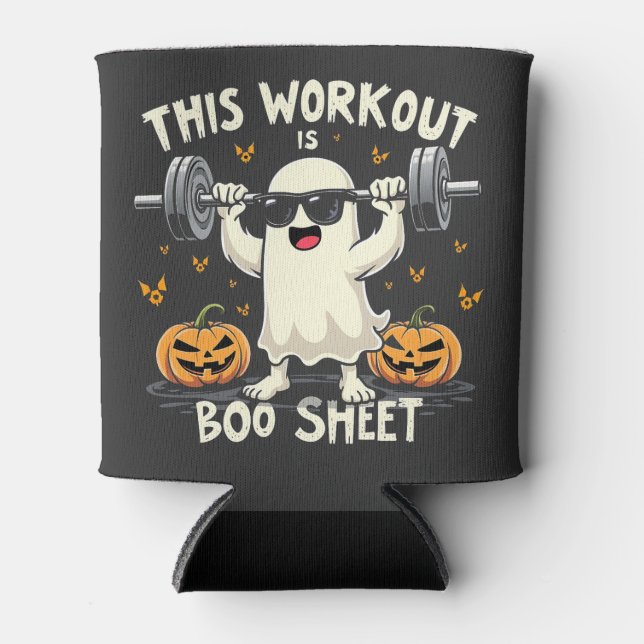 Dieses Workout ist eine boo-Sheet-verschleierte Ha Dosenkühler (Vorderseite)