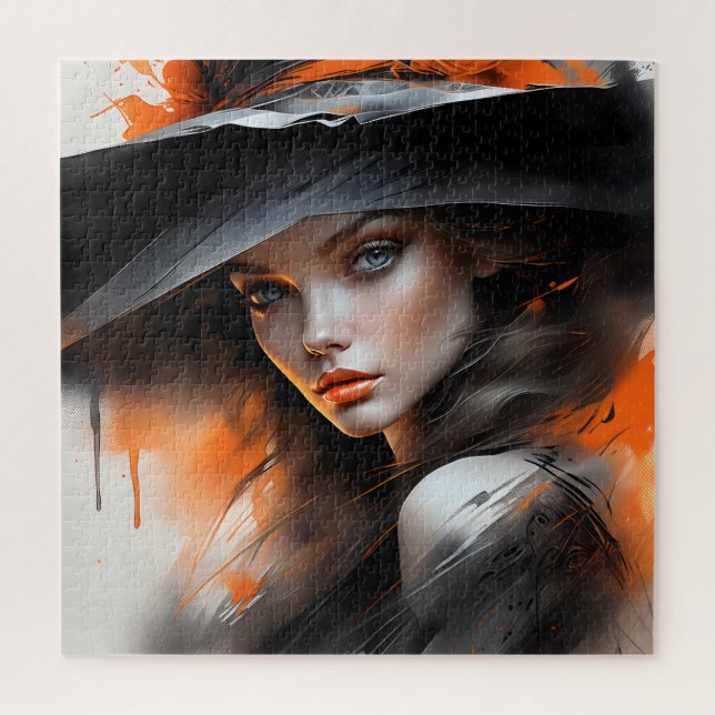 Dieses wunderschöne Gesicht ist absolut fantastisc Puzzle (Vertikal)