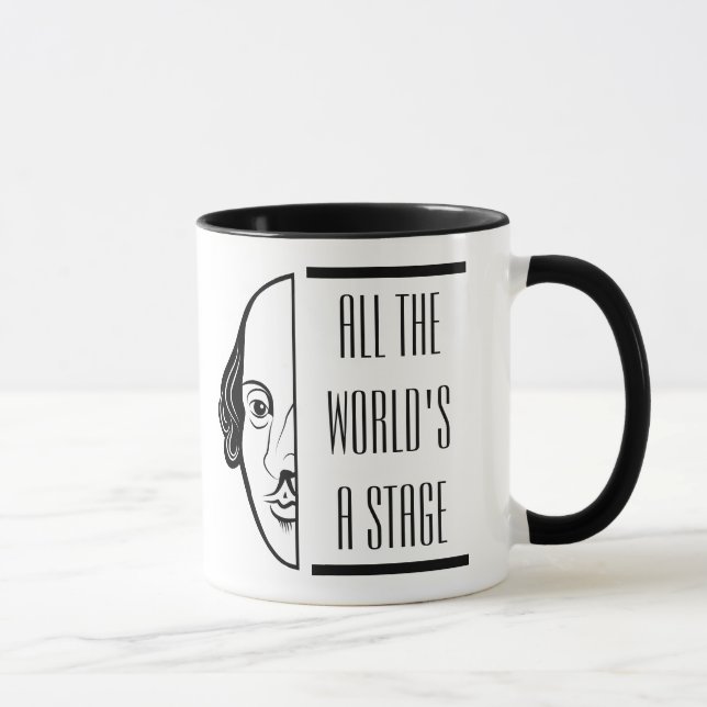 Dieses Zitat aus Shakespeare aus der ganzen Welt a Tasse (Rechts)