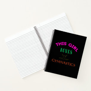 Dieses Zitat von Girls Lieben Gymnastik Gymnastik Notizbuch
