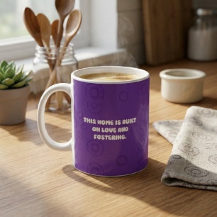 Dieses Zuhause ist auf Liebe und Förderdesign geba Kaffeetasse