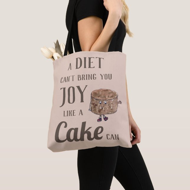 Diet Joy oder Schokolade Kuchen Funny Slogan Witty (Von Nahem)