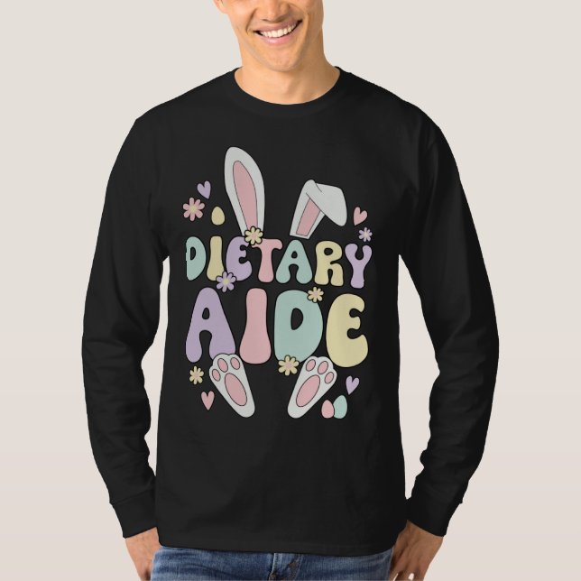 Dietary Aide Easter Bunny Dietary Aide Easter Day T-Shirt (Vorderseite)