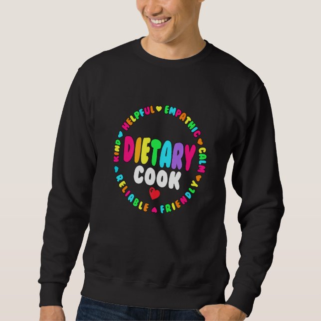 Dietary Cook Appreciation Week healthcare Dietitia Sweatshirt (Vorderseite)