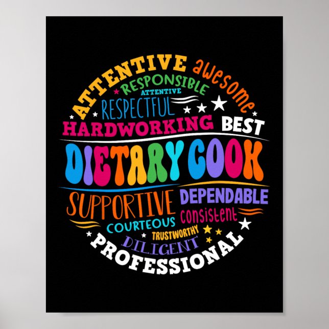 Dietary Cook Appreciation Week Healthcare Workers  Poster (Vorne)