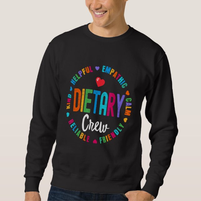 Dietary Crew Appreciation Week healthcare Dietitia Sweatshirt (Vorderseite)