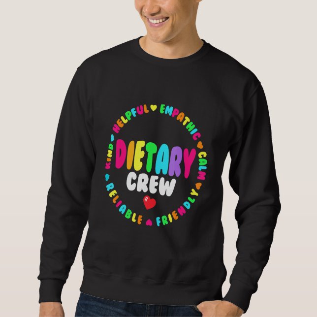 Dietary Crew Appreciation Week healthcare Dietitia Sweatshirt (Vorderseite)
